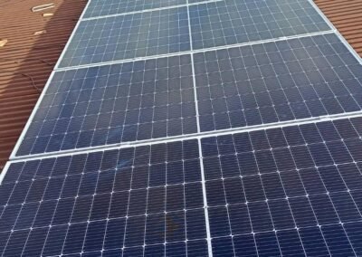 Eltree Laid Out Solar Pannels